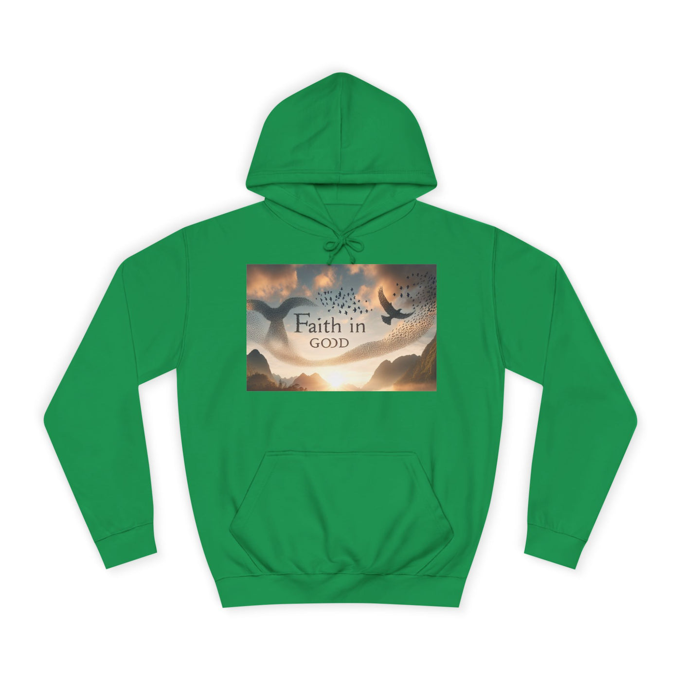 Spiritual Love College Hoodie, Unisex Hoodie, Faith Apparel, Inspirational Gifts, Cozy College Wear, God Love Hoodie