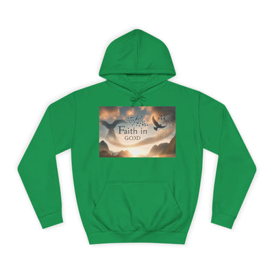 Spiritual Love College Hoodie, Unisex Hoodie, Faith Apparel, Inspirational Gifts, Cozy College Wear, God Love Hoodie