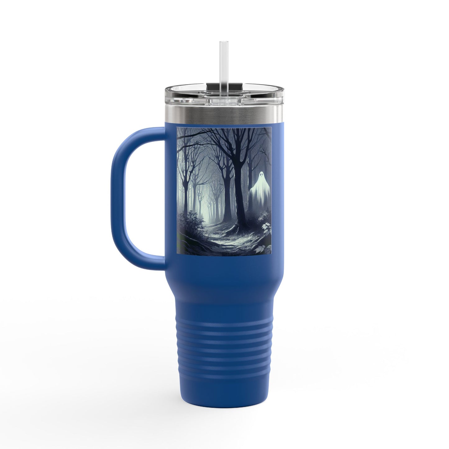 Spooky Skull Insulated Travel Mug | 40oz | Halloween Coffee Cup, Unique Gift for Goth Lovers, Ice Water Tumbler, Reusable Drinkware