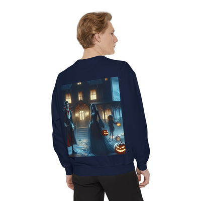 Halloween Unisex Sweatshirt, Cozy Fall Fashion, Spooky Sweatshirt, Ghostly Vibes, Perfect for Parties, Autumn Style