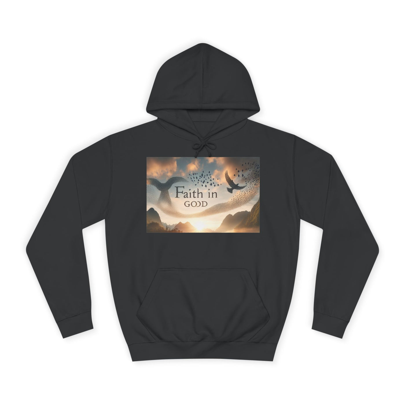 Spiritual Love College Hoodie, Unisex Hoodie, Faith Apparel, Inspirational Gifts, Cozy College Wear, God Love Hoodie