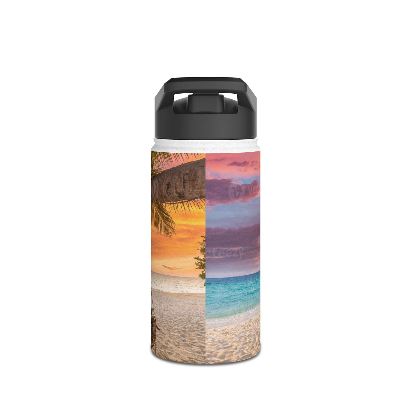 Beach Sunset Stainless Steel Water Bottle | Travel Mug, Hydration Bottle, Summer Gift, Outdoor Adventure, Eco-Friendly Drinkware