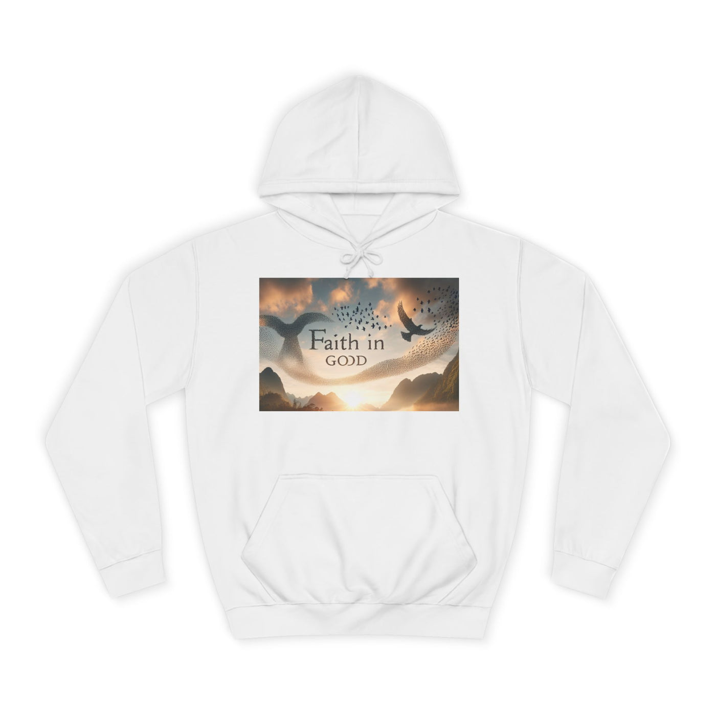 Spiritual Love College Hoodie, Unisex Hoodie, Faith Apparel, Inspirational Gifts, Cozy College Wear, God Love Hoodie