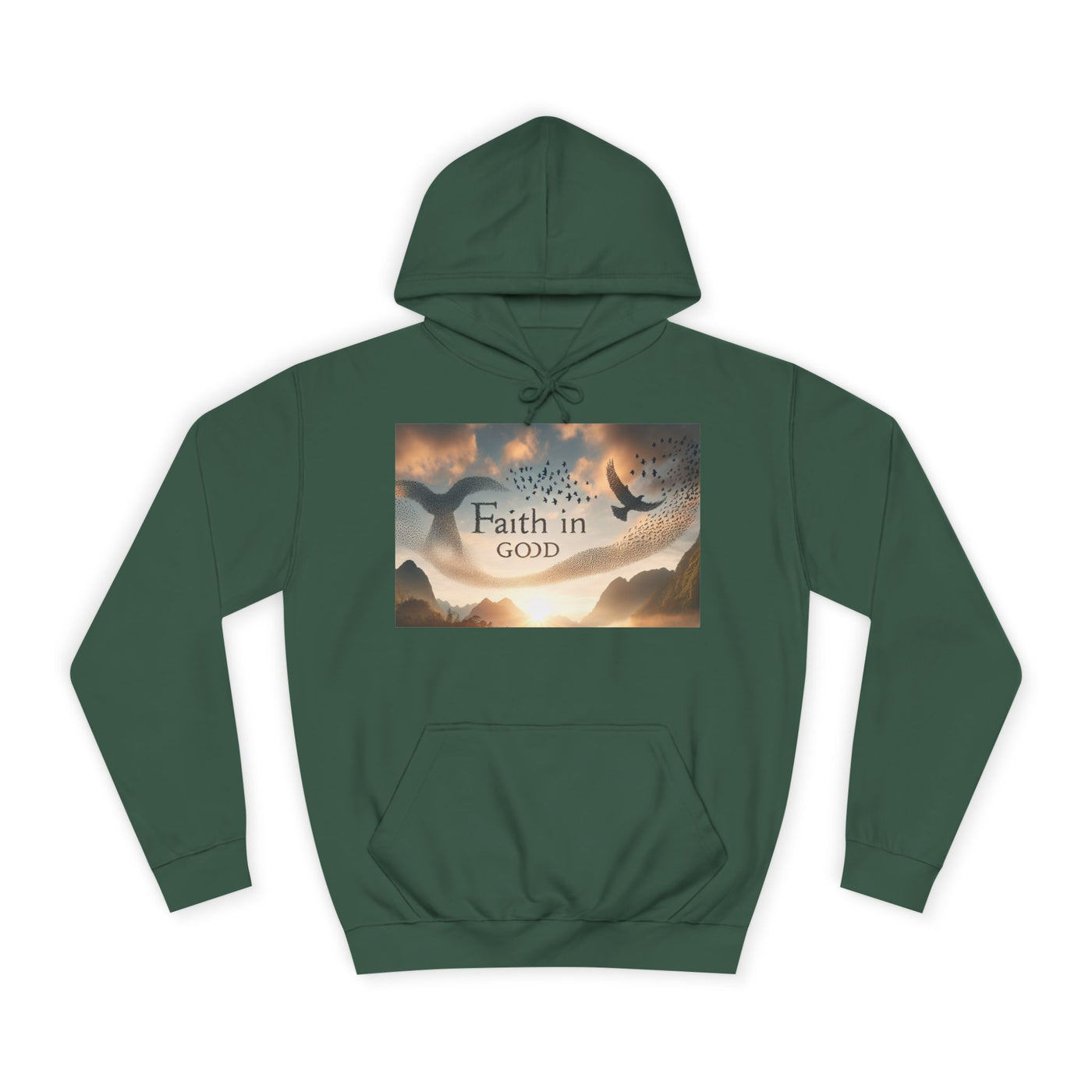 Spiritual Love College Hoodie, Unisex Hoodie, Faith Apparel, Inspirational Gifts, Cozy College Wear, God Love Hoodie