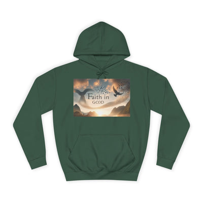 Spiritual Love College Hoodie, Unisex Hoodie, Faith Apparel, Inspirational Gifts, Cozy College Wear, God Love Hoodie