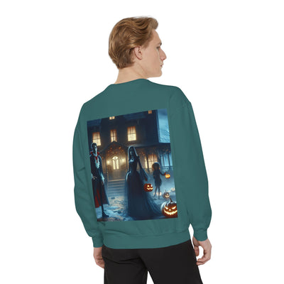 Halloween Unisex Sweatshirt, Cozy Fall Fashion, Spooky Sweatshirt, Ghostly Vibes, Perfect for Parties, Autumn Style