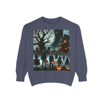 Halloween Unisex Sweatshirt, Cozy Fall Fashion, Spooky Sweatshirt, Ghostly Vibes, Perfect for Parties, Autumn Style