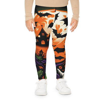 Spooky Kids Leggings | Halloween Leggings, Ghost Leggings, Pumpkin Leggings, Fun Leggings for Kids, October Outfit