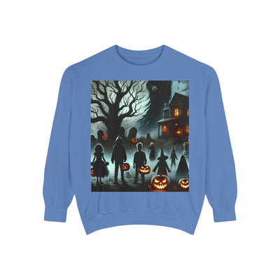 Halloween Unisex Sweatshirt, Cozy Fall Fashion, Spooky Sweatshirt, Ghostly Vibes, Perfect for Parties, Autumn Style