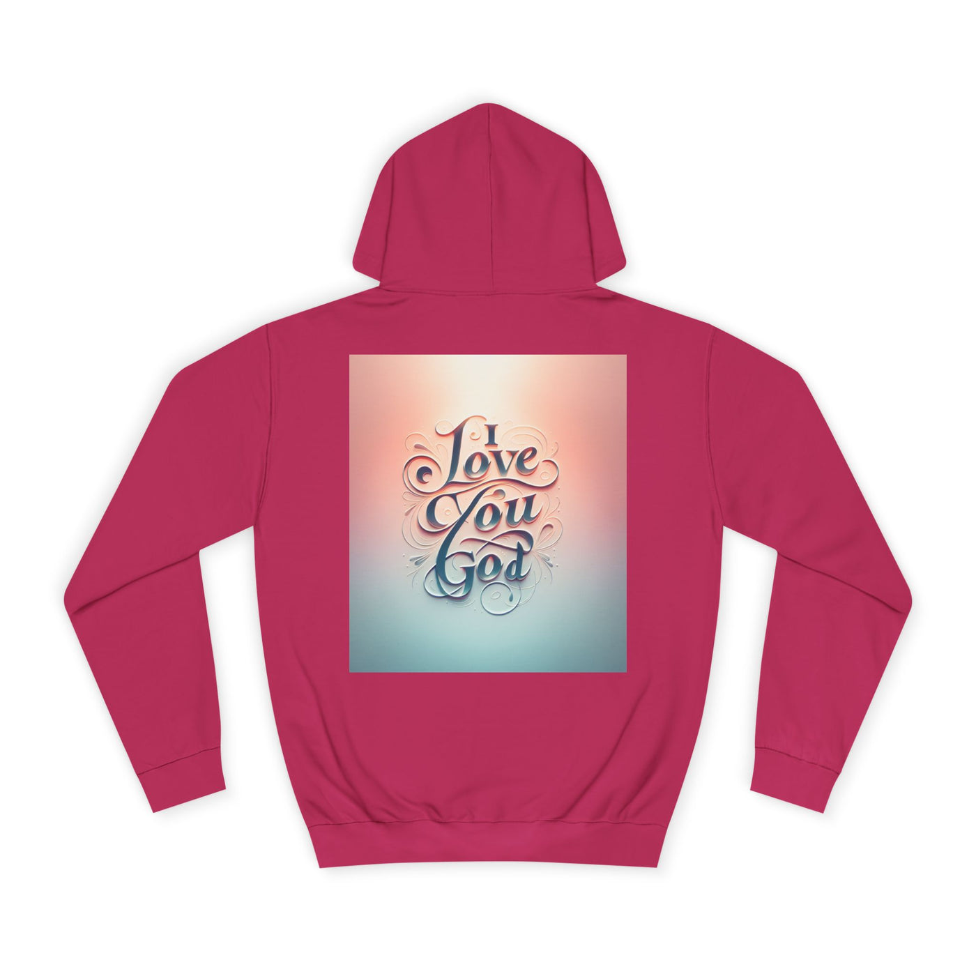 Spiritual Love College Hoodie, Unisex Hoodie, Faith Apparel, Inspirational Gifts, Cozy College Wear, God Love Hoodie