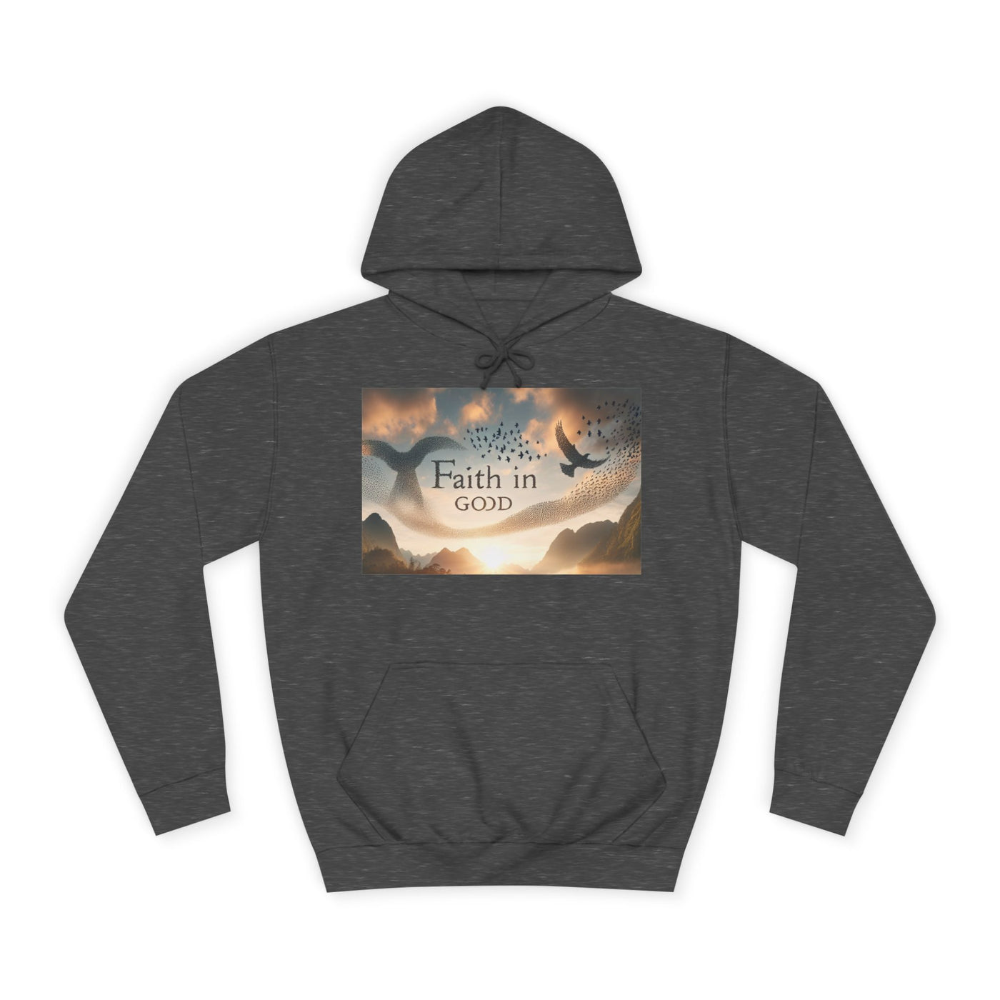 Spiritual Love College Hoodie, Unisex Hoodie, Faith Apparel, Inspirational Gifts, Cozy College Wear, God Love Hoodie