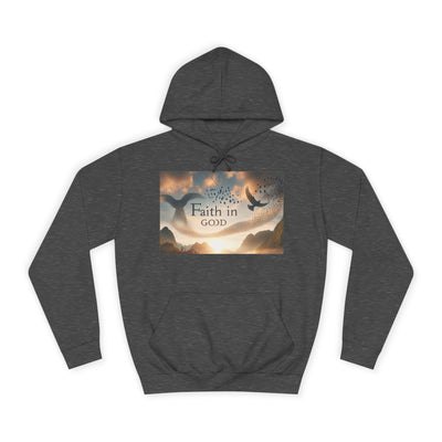 Spiritual Love College Hoodie, Unisex Hoodie, Faith Apparel, Inspirational Gifts, Cozy College Wear, God Love Hoodie