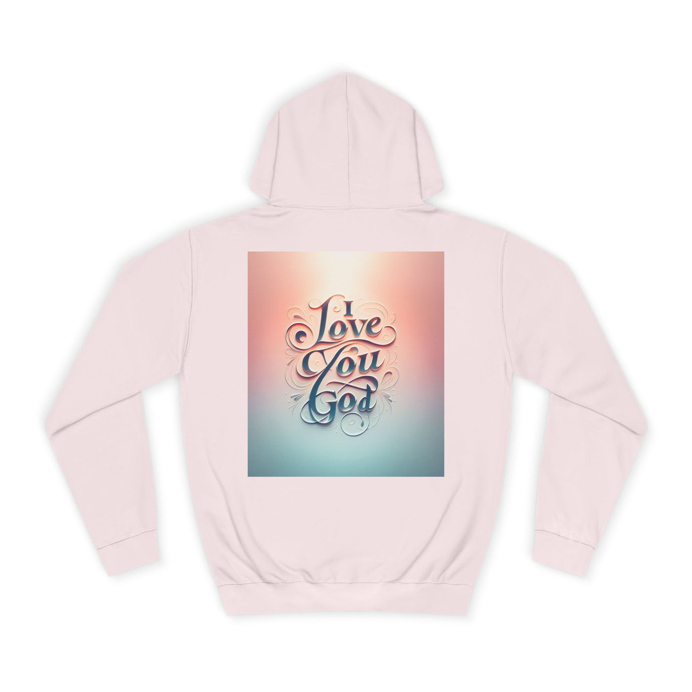 Spiritual Love College Hoodie, Unisex Hoodie, Faith Apparel, Inspirational Gifts, Cozy College Wear, God Love Hoodie