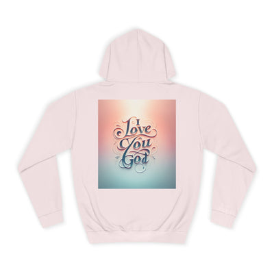 Spiritual Love College Hoodie, Unisex Hoodie, Faith Apparel, Inspirational Gifts, Cozy College Wear, God Love Hoodie