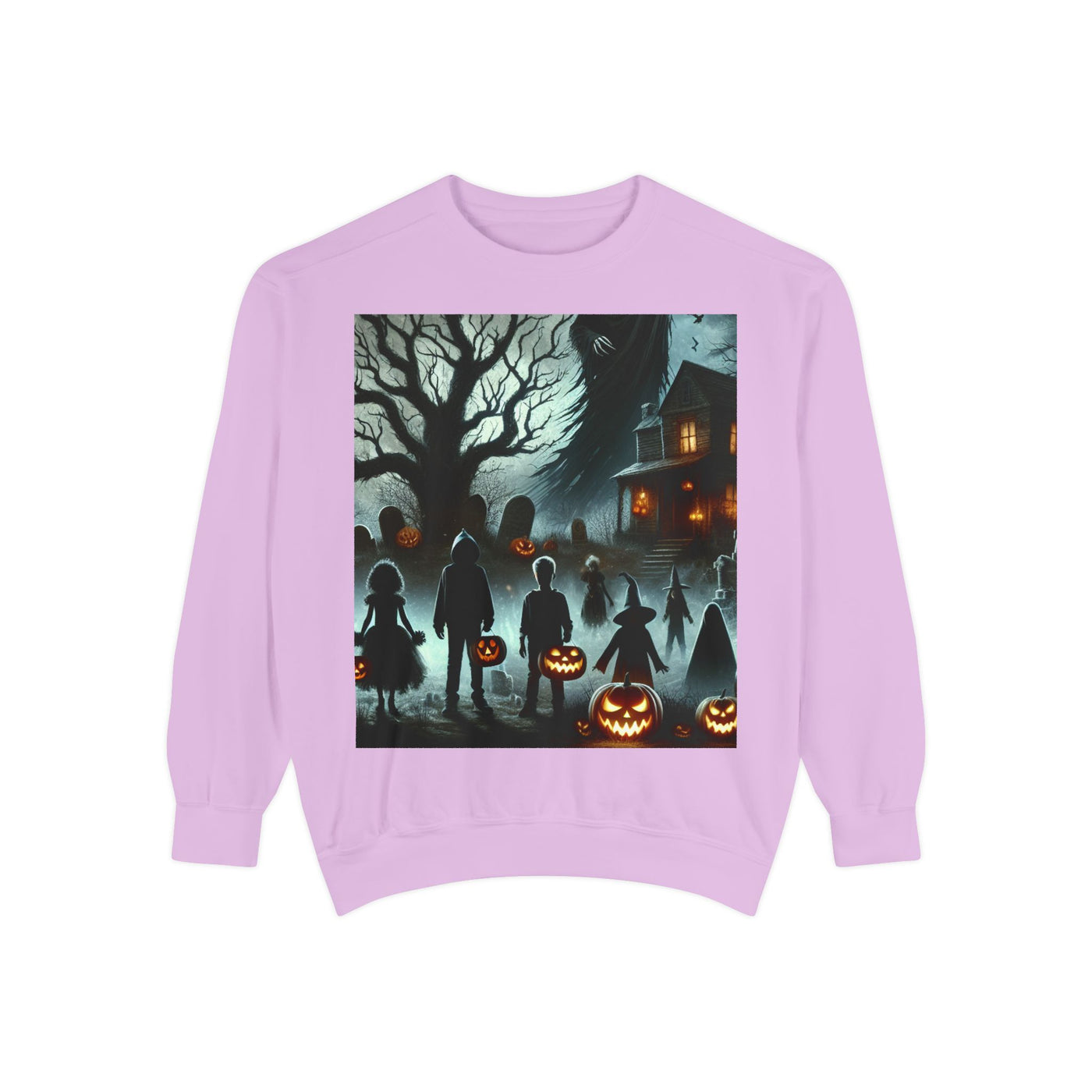 Halloween Unisex Sweatshirt, Cozy Fall Fashion, Spooky Sweatshirt, Ghostly Vibes, Perfect for Parties, Autumn Style