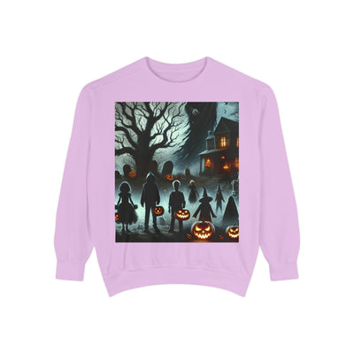 Halloween Unisex Sweatshirt, Cozy Fall Fashion, Spooky Sweatshirt, Ghostly Vibes, Perfect for Parties, Autumn Style