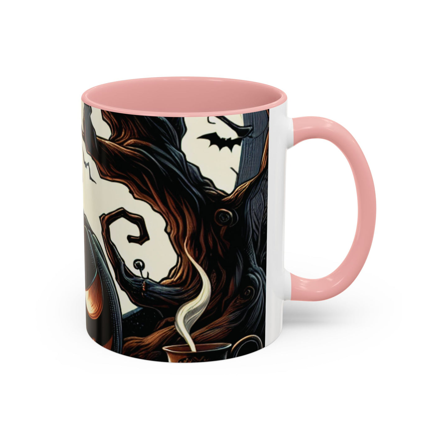 Halloween Pumpkin Accent Coffee Mug - Spooky Decor, Autumn Gift, Hot Beverage Cup, Halloween Party, Cozy Vibe