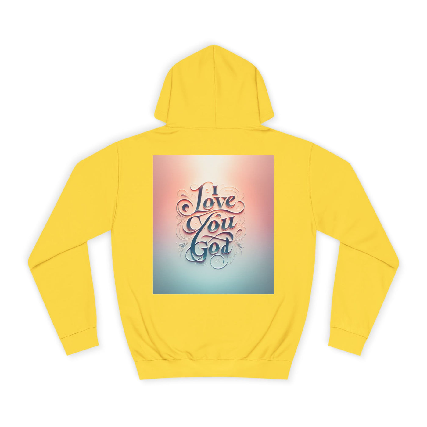 Spiritual Love College Hoodie, Unisex Hoodie, Faith Apparel, Inspirational Gifts, Cozy College Wear, God Love Hoodie