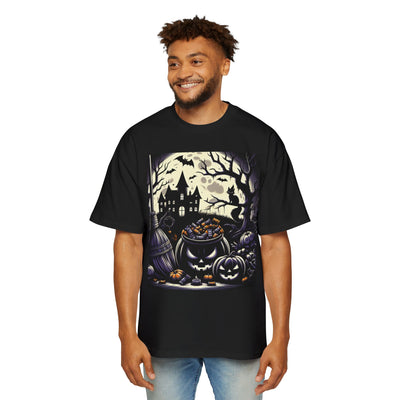 Stylish Halloween Oversized Tee, Spooky, Halloween Apparel, Unisex T-shirt, Trick-or-Treat Shirt, Autumn Fashion, Gift for Him
