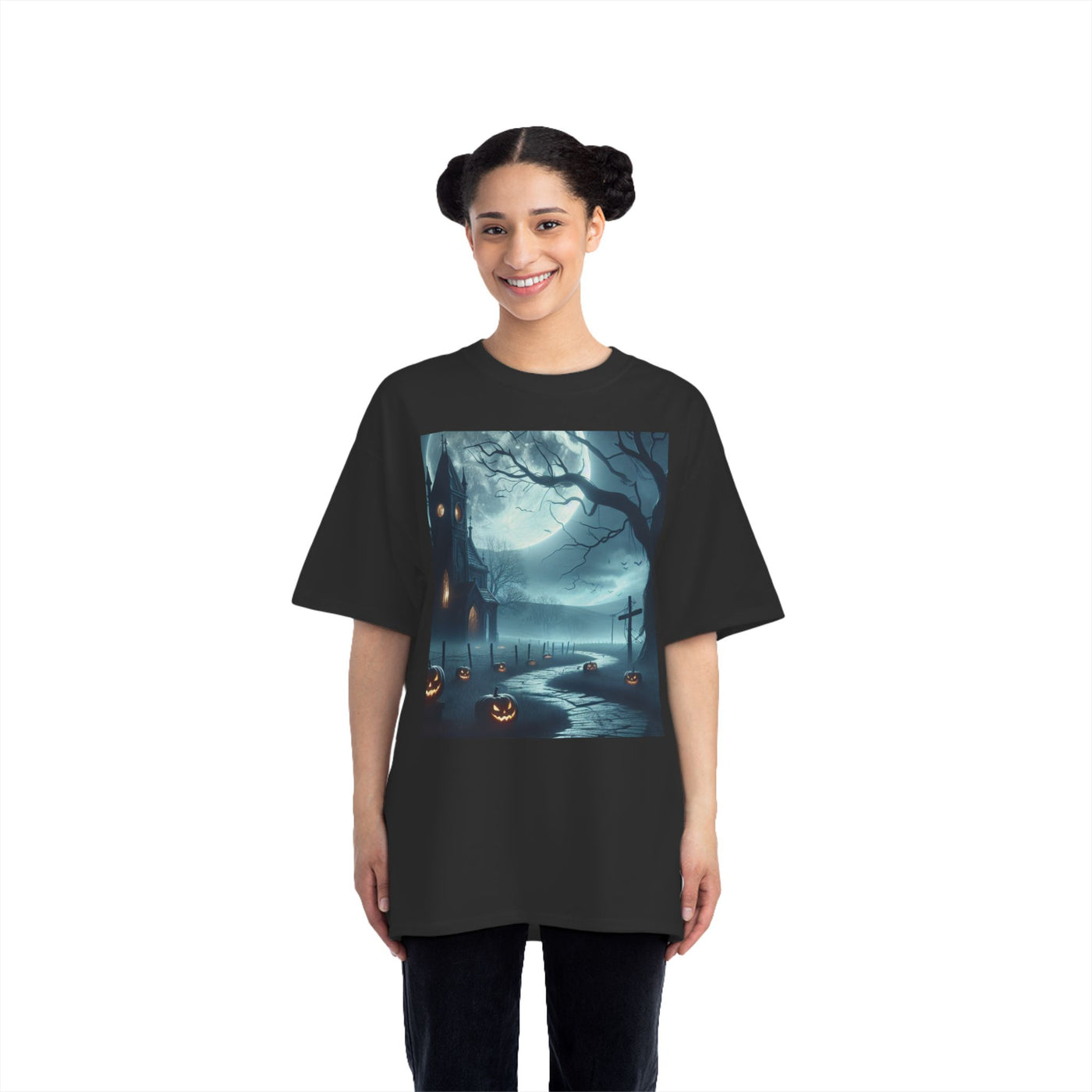 Halloween Haunted House T-Shirt, Spooky Shirt, Ghostly Tee, October Apparel, Fall Fashion, Nightmare Design