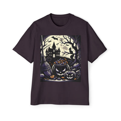 Stylish Halloween Oversized Tee, Spooky, Halloween Apparel, Unisex T-shirt, Trick-or-Treat Shirt, Autumn Fashion, Gift for Him