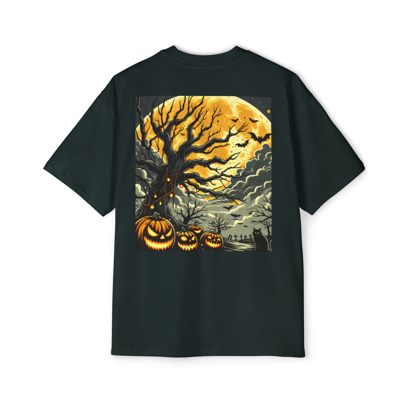Stylish Halloween Oversized Tee, Spooky, Halloween Apparel, Unisex T-shirt, Trick-or-Treat Shirt, Autumn Fashion, Gift for Him