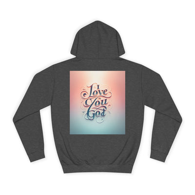 Spiritual Love College Hoodie, Unisex Hoodie, Faith Apparel, Inspirational Gifts, Cozy College Wear, God Love Hoodie