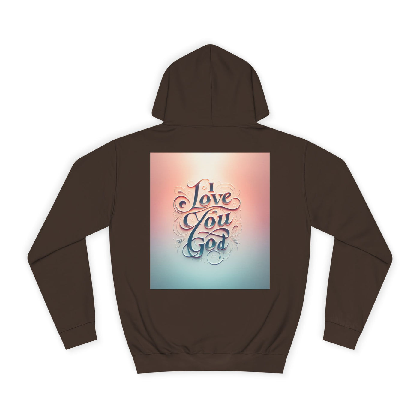 Spiritual Love College Hoodie, Unisex Hoodie, Faith Apparel, Inspirational Gifts, Cozy College Wear, God Love Hoodie