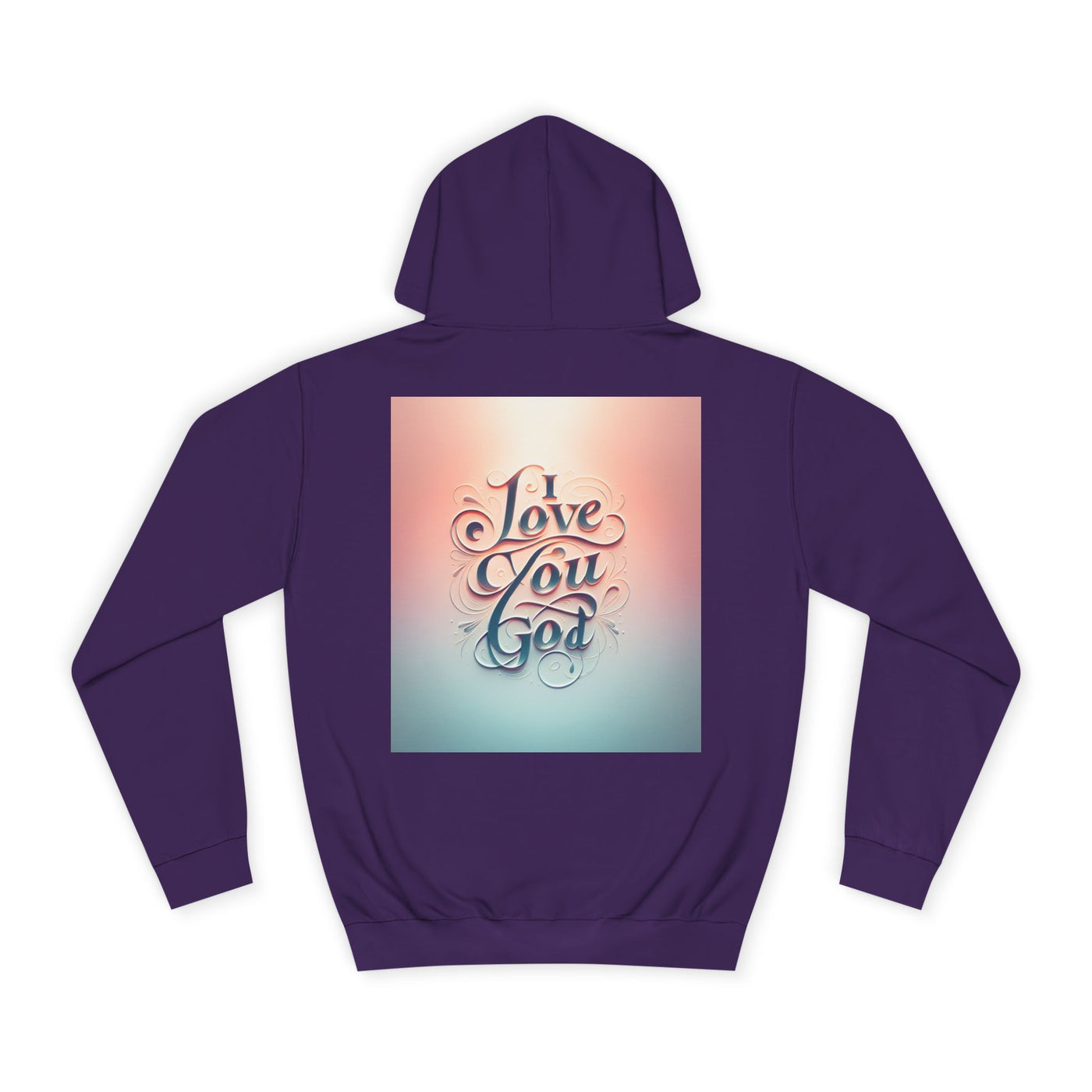 Spiritual Love College Hoodie, Unisex Hoodie, Faith Apparel, Inspirational Gifts, Cozy College Wear, God Love Hoodie