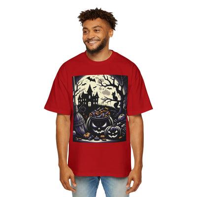 Stylish Halloween Oversized Tee, Spooky, Halloween Apparel, Unisex T-shirt, Trick-or-Treat Shirt, Autumn Fashion, Gift for Him