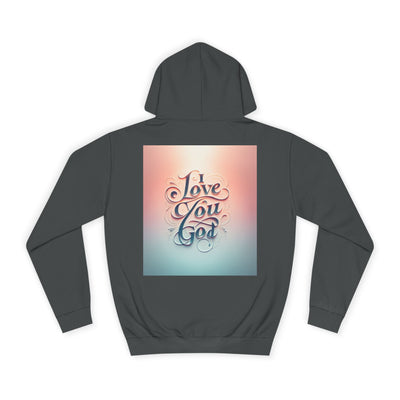 Spiritual Love College Hoodie, Unisex Hoodie, Faith Apparel, Inspirational Gifts, Cozy College Wear, God Love Hoodie