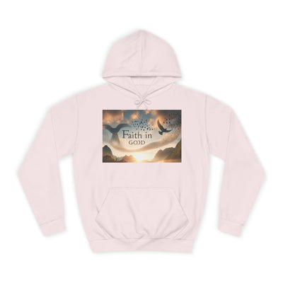 Spiritual Love College Hoodie, Unisex Hoodie, Faith Apparel, Inspirational Gifts, Cozy College Wear, God Love Hoodie