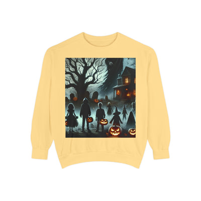 Halloween Unisex Sweatshirt, Cozy Fall Fashion, Spooky Sweatshirt, Ghostly Vibes, Perfect for Parties, Autumn Style