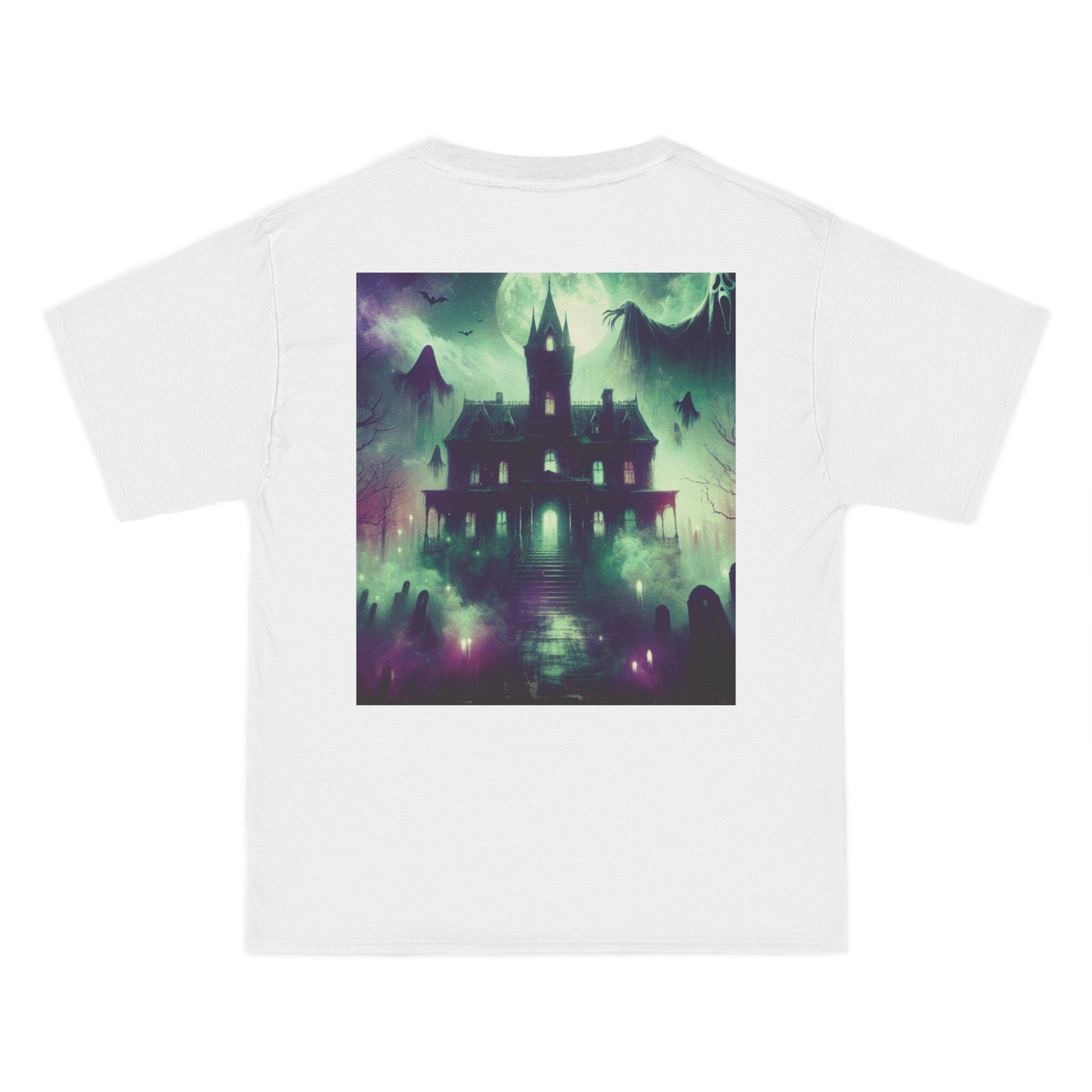 Halloween Haunted House T-Shirt, Spooky Shirt, Ghostly Tee, October Apparel, Fall Fashion, Nightmare Design