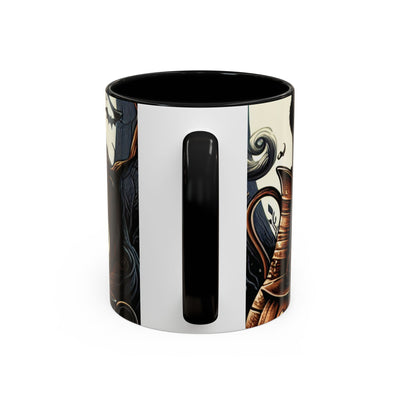 Halloween Pumpkin Accent Coffee Mug - Spooky Decor, Autumn Gift, Hot Beverage Cup, Halloween Party, Cozy Vibe