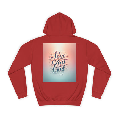 Spiritual Love College Hoodie, Unisex Hoodie, Faith Apparel, Inspirational Gifts, Cozy College Wear, God Love Hoodie