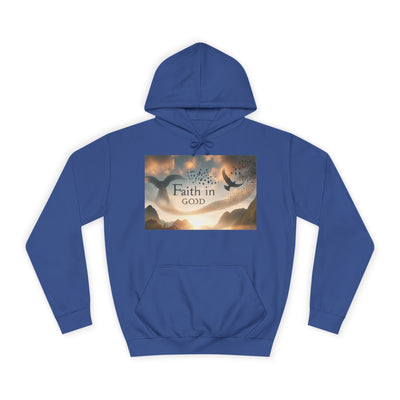 Spiritual Love College Hoodie, Unisex Hoodie, Faith Apparel, Inspirational Gifts, Cozy College Wear, God Love Hoodie