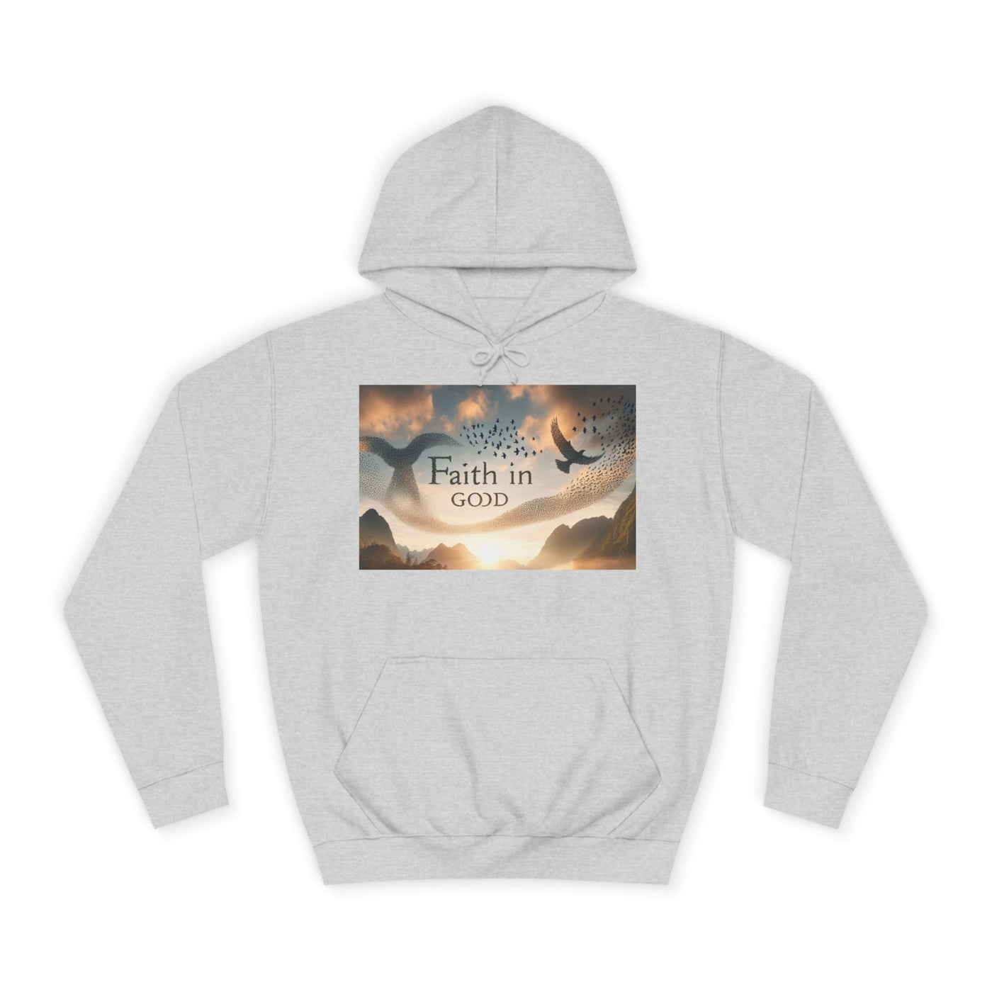 Spiritual Love College Hoodie, Unisex Hoodie, Faith Apparel, Inspirational Gifts, Cozy College Wear, God Love Hoodie