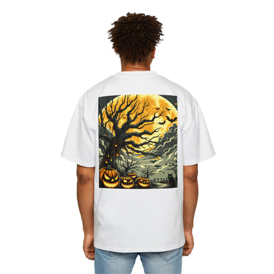 Stylish Halloween Oversized Tee, Spooky, Halloween Apparel, Unisex T-shirt, Trick-or-Treat Shirt, Autumn Fashion, Gift for Him