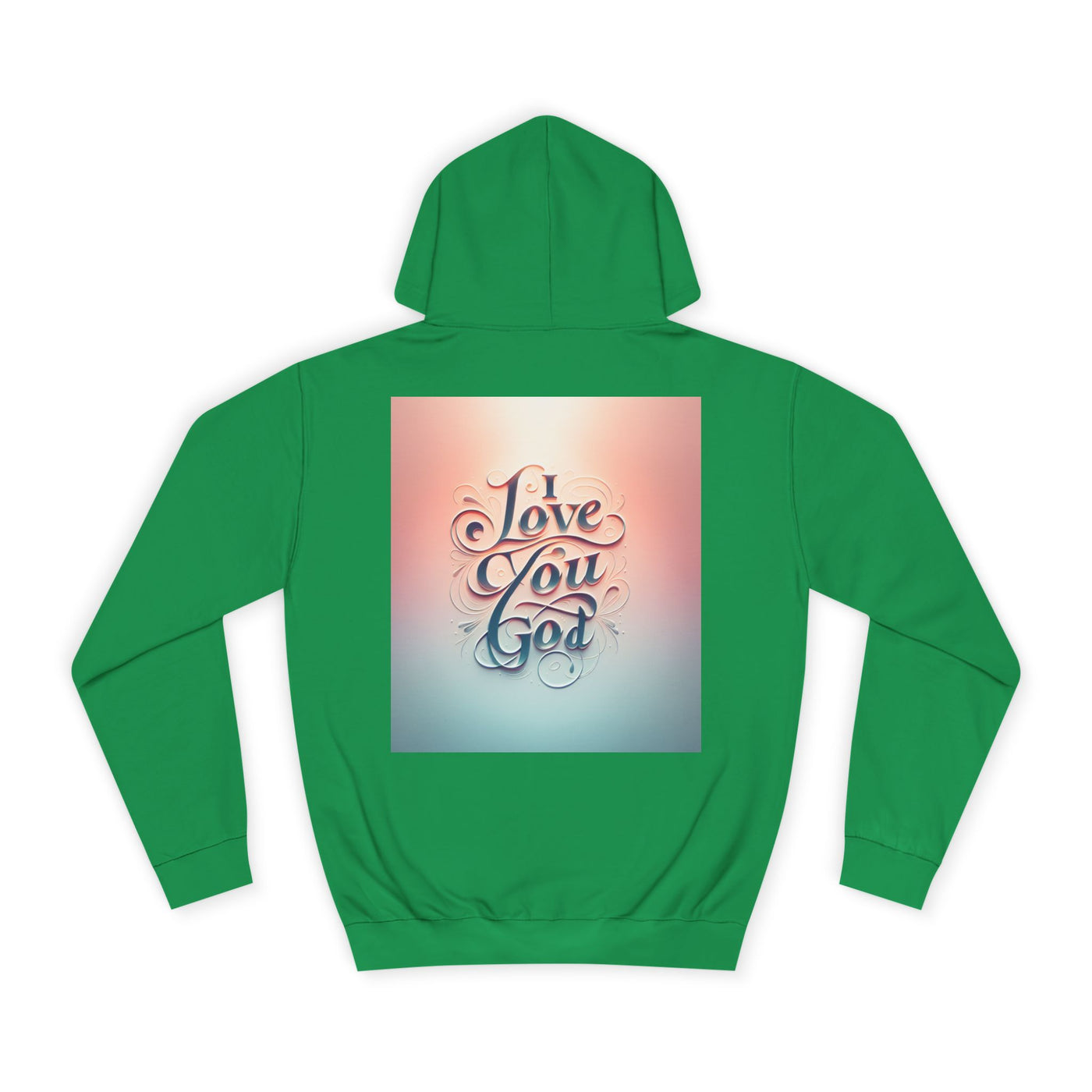 Spiritual Love College Hoodie, Unisex Hoodie, Faith Apparel, Inspirational Gifts, Cozy College Wear, God Love Hoodie