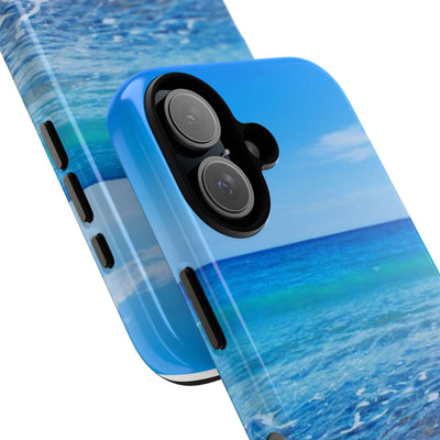Ocean Wave Phone Case | Tough Cases for Beach Lovers, Waterproof Design, Summer Vibe, Gift for Her, Travel Accessories