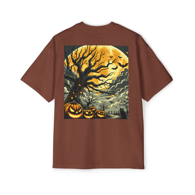 Stylish Halloween Oversized Tee, Spooky, Halloween Apparel, Unisex T-shirt, Trick-or-Treat Shirt, Autumn Fashion, Gift for Him
