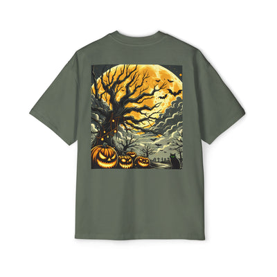 Stylish Halloween Oversized Tee, Spooky, Halloween Apparel, Unisex T-shirt, Trick-or-Treat Shirt, Autumn Fashion, Gift for Him