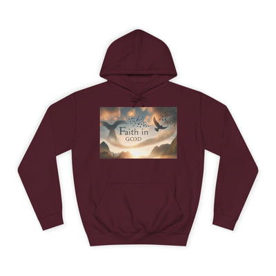 Spiritual Love College Hoodie, Unisex Hoodie, Faith Apparel, Inspirational Gifts, Cozy College Wear, God Love Hoodie