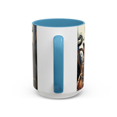 Halloween Pumpkin Accent Coffee Mug - Spooky Decor, Autumn Gift, Hot Beverage Cup, Halloween Party, Cozy Vibe