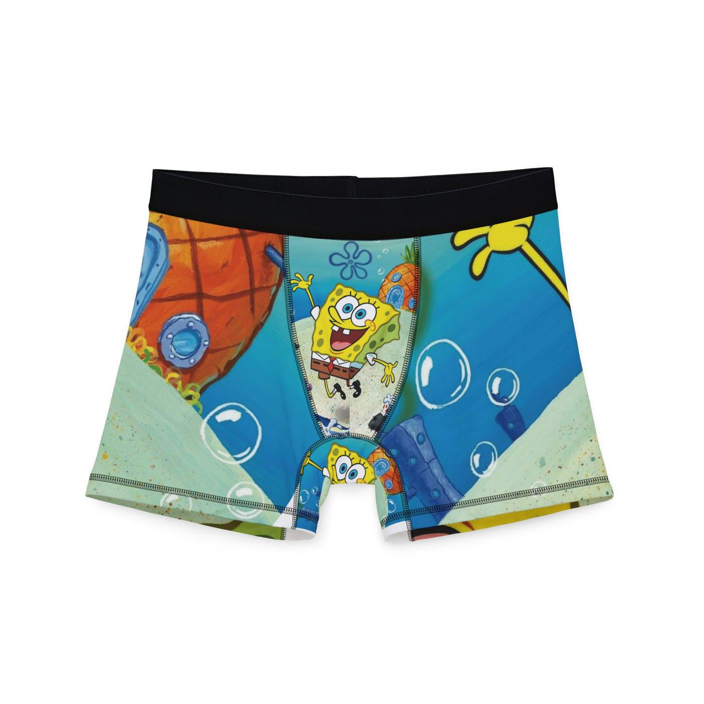 SpongeBob SquarePants Men's Boxers, Fun Underwear for Fans, Gift for Birthdays, Beach Days, or Animation Lovers