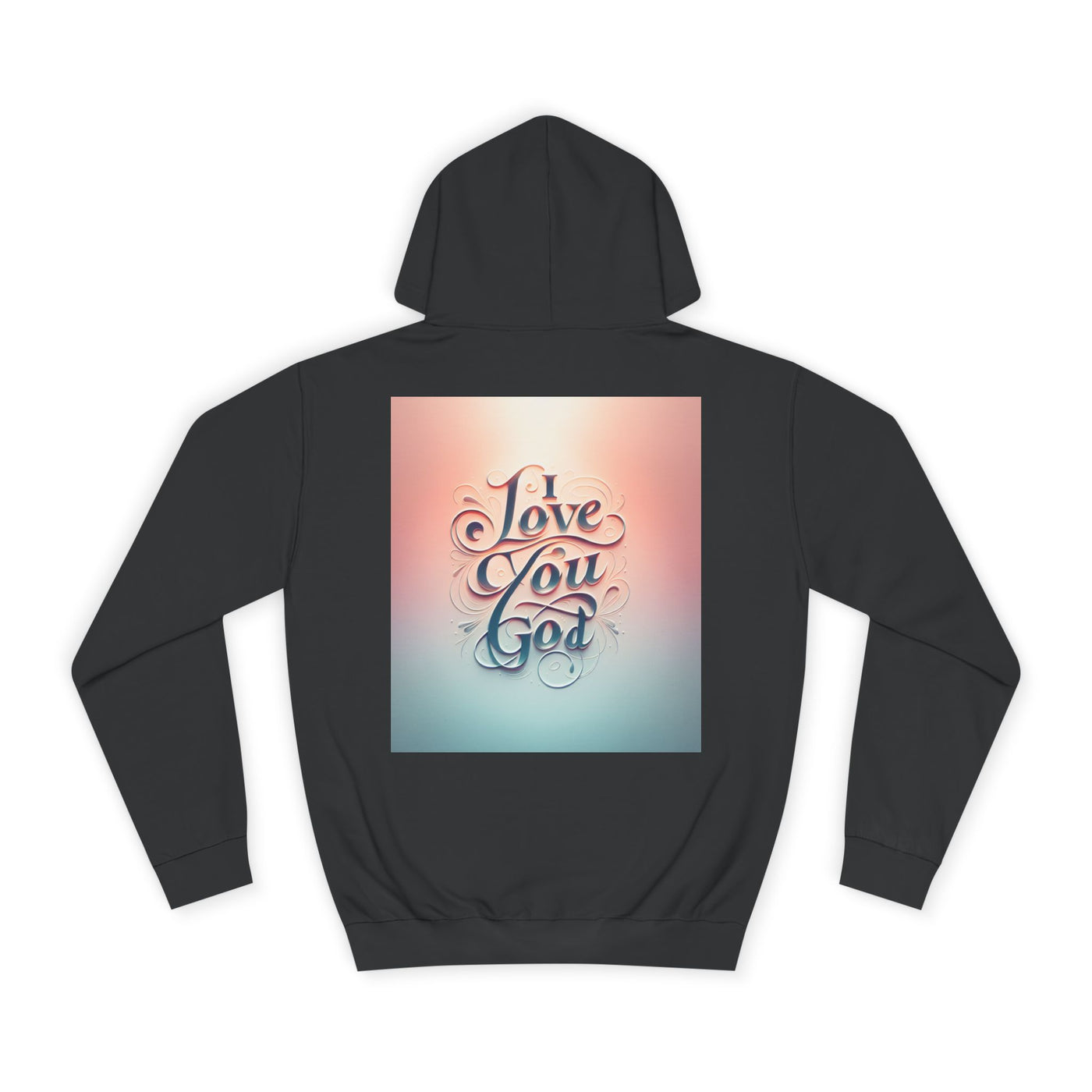 Spiritual Love College Hoodie, Unisex Hoodie, Faith Apparel, Inspirational Gifts, Cozy College Wear, God Love Hoodie