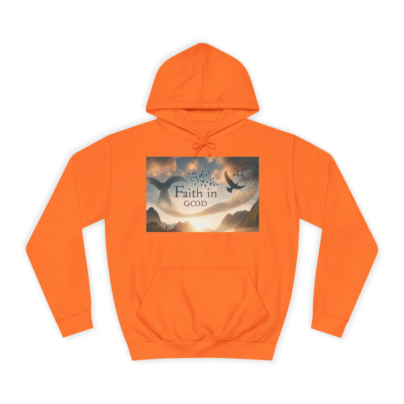 Spiritual Love College Hoodie, Unisex Hoodie, Faith Apparel, Inspirational Gifts, Cozy College Wear, God Love Hoodie