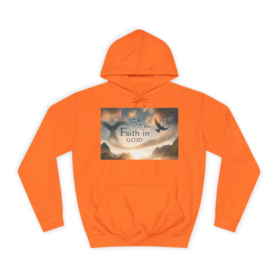 Spiritual Love College Hoodie, Unisex Hoodie, Faith Apparel, Inspirational Gifts, Cozy College Wear, God Love Hoodie