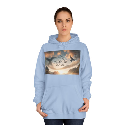 Spiritual Love College Hoodie, Unisex Hoodie, Faith Apparel, Inspirational Gifts, Cozy College Wear, God Love Hoodie
